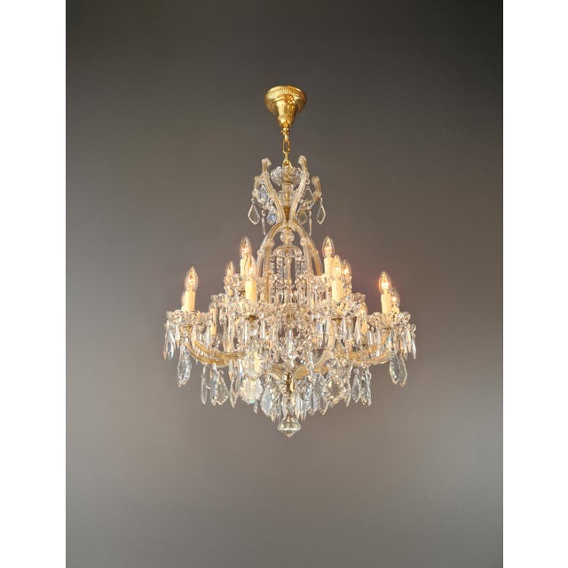 For sale is a stunning antique chandelier that has been professionally restored in Berlin. The chandelier has been...