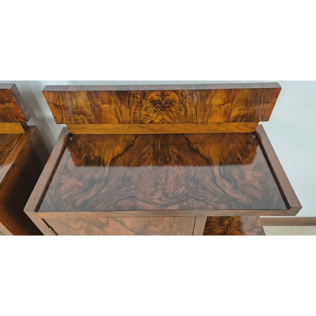Vintage Art Deco Bedside Tables, 1920, Set of 2 For Sale - Image 12 of 18
