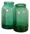 Green Vases, 1920s, Set of 2 For Sale