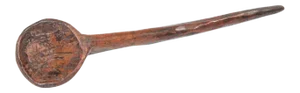 Moroccan Hand Carved Wood Spoon