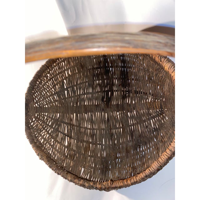 Noted naturally aged patina Wicker baskets have been crafted for millennia, utilizing flexible natural materials like...