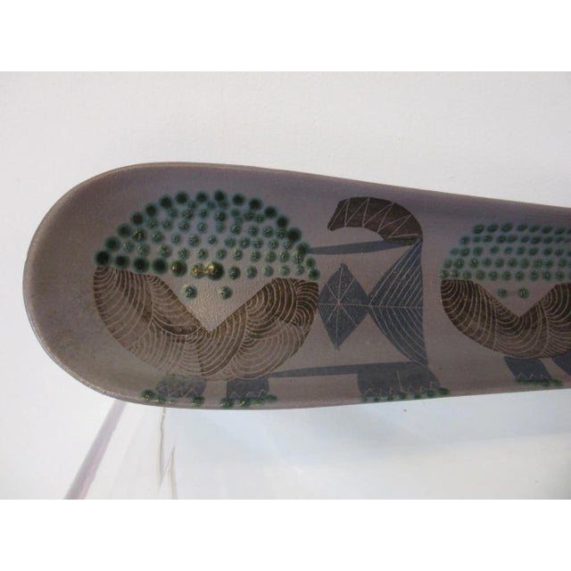 Gray Harris G. Strong Pottery Fish Tray Serving Dish For Sale - Image 8 of 13