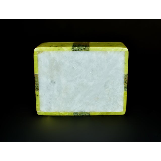 Green Green Serpentine Box Cross Band Italian Finely Made For Sale - Image 8 of 9