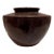 1960s Heavy Ebony Wood Vase Vessel For Sale