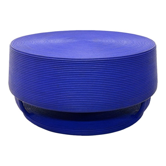 Christian Astuguevieille Afritamu Coffee Table With Blue Finish For Sale