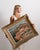 1940s France Green Canvas Painting For Sale - Image 14 of 15