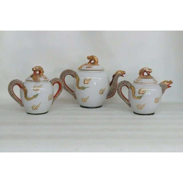 This lovely 3 piece Tea Set is made of ceramic. This set has incredibly vintage style with each piece having a classic...