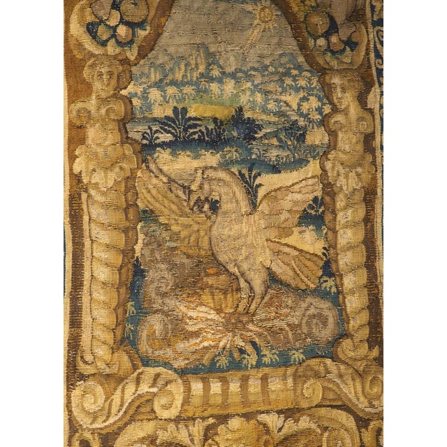Circa 1700 Silk Brussels Tapestry Fragment, the Divine Order of the Universe For Sale - Image 11 of 18