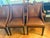West Elm- Set of 8- Leather Dining Chairs For Sale - Image 9 of 12