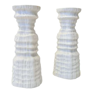 Martin Freyer for Rosenthal Candle Stick Holder Kascade Series - A Pair