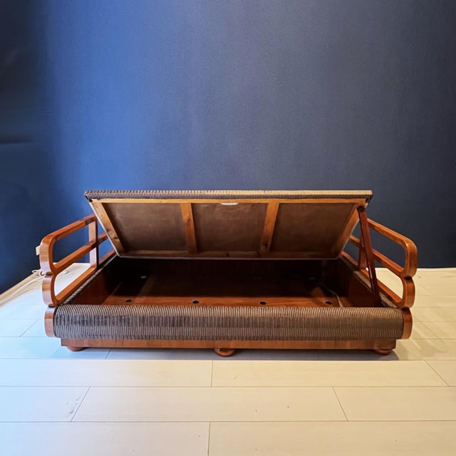 1930s Art Deco Sofa, Budapest, 1930s For Sale - Image 5 of 16