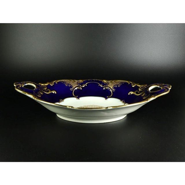 Black Porcelain Dish from Hutschenreuther Selb, Germany, 1920s For Sale - Image 8 of 10