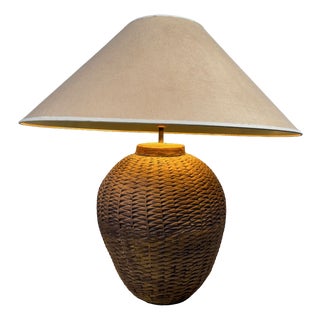 Wabi Sabi Table Lamp in Terracotta, 1980s For Sale