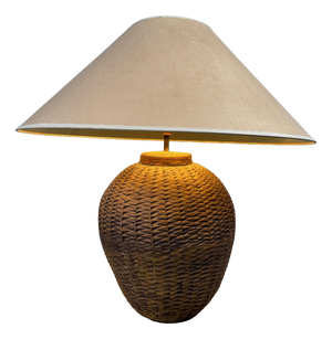 Wabi Sabi Table Lamp in Terracotta, 1980s