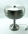 Table lamp in brushed nickel-plated aluminum from the 1960s. This piece is attributed to the mentioned designer/maker. It...