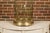 French Midcentury Brass Circular Birdcage with Decorative Bird For Sale - Image 9 of 11