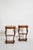 Oval Swan Side Tables, 1900s, Set of 2 For Sale - Image 6 of 6