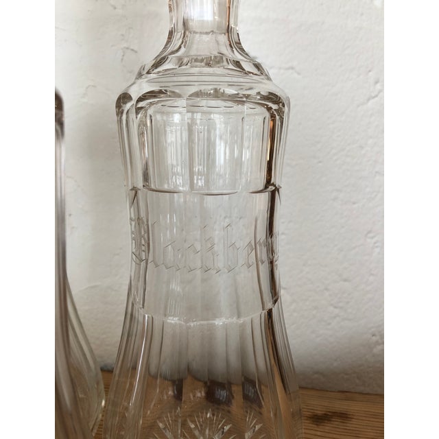 19th Century AngloIrish Liquor Decanters Set of Five Chairish