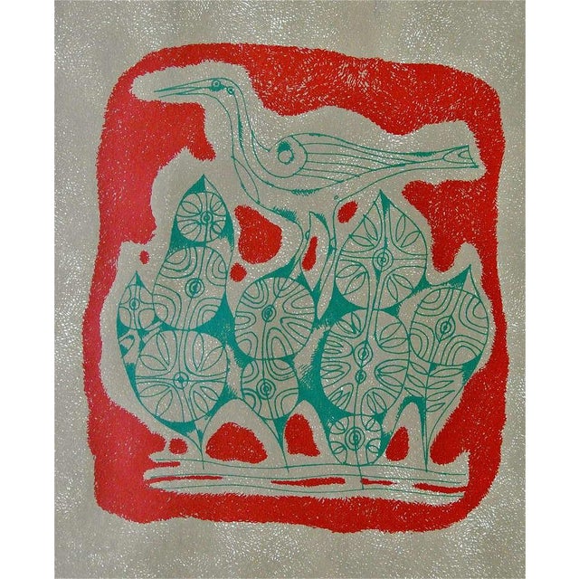 Original serigraph silkscreen print by German/Canadian expressionist Yargo de Lucca (1925-2008) from the “Canada Suite”...