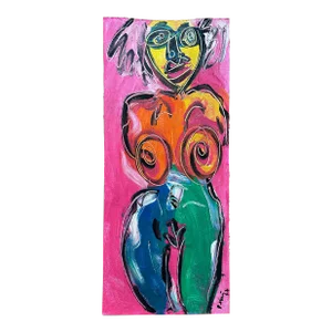 1967 Titled Original Painting by Artist Peter Keil