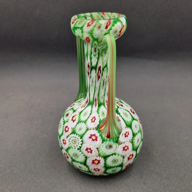 Vintage Green Vase in Murano Glass, 1950s For Sale - Image 4 of 6
