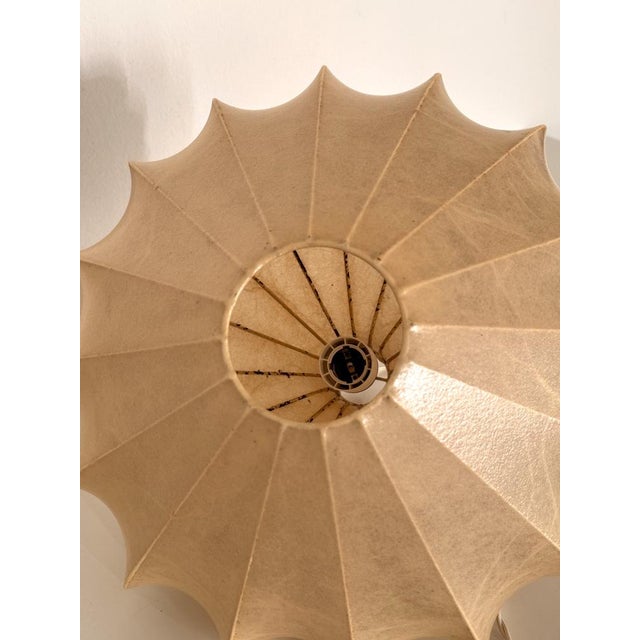Cocoon Pendant Light attributed to Friedel Wauer for Goldkant Leuchten, 1960s For Sale - Image 13 of 14