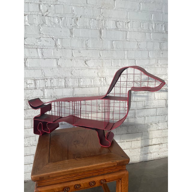 American American Vintage Dauchshund Dog Wall Shelf For Sale - Image 3 of 6