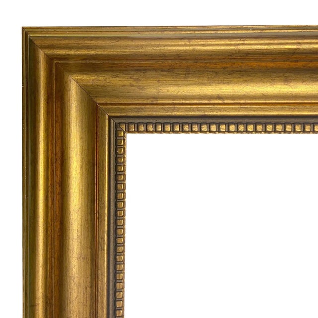 French Provincial Young Girl With Geese 7x11" Framed For Sale - Image 3 of 4