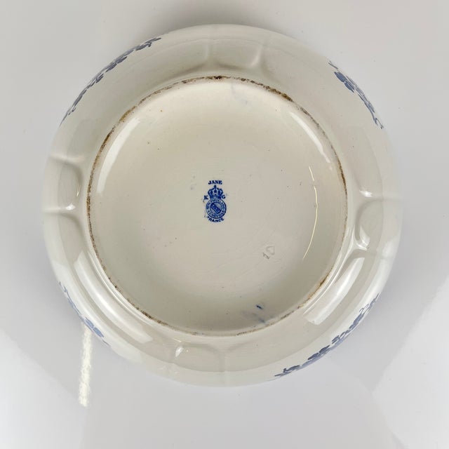 Terre De Fer Salad Bowl from KG Lunéville, 1890s For Sale - Image 6 of 14
