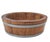 Large Vintage Wooden Bowl with Metal Rims, 1960s For Sale - Image 11 of 11