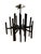 Vintage Lightolier Brass 36 Light Chandelier by Gaetano Sciolari For Sale - Image 11 of 14