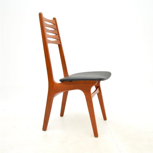Vintage Danish Teak Dining Chairs, 1960, Set of 8 For Sale - Image 6 of 11