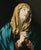 Gold Follower of Guido Reni, Mater Dolorosa, Oil on Canvas For Sale - Image 8 of 11