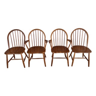 Ansager Mobler Danish Modern Teak Hoop Back Dining Chairs - Set of 4 For Sale