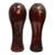 Mid-Century Ruby and Avventurina Murano Glass Vases - a Pair For Sale