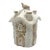 Antique Staffordshire Cottage Pastille Burner With Bird For Sale