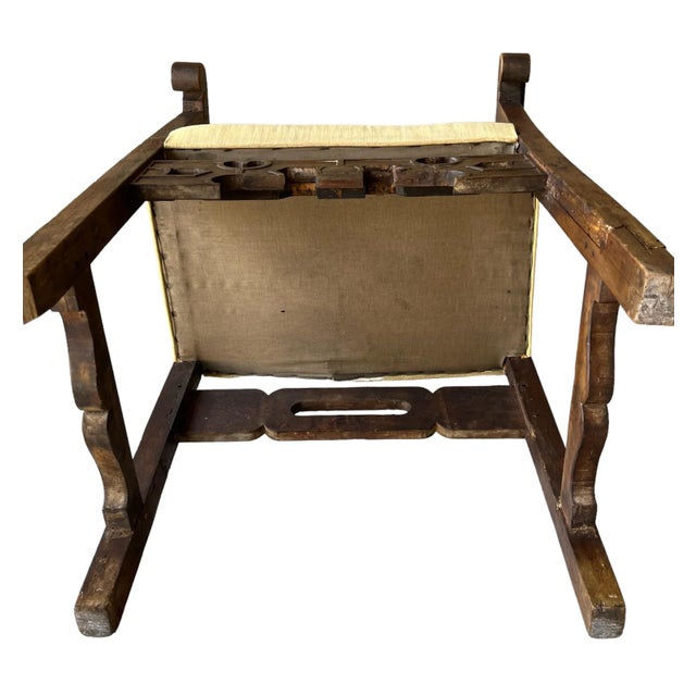 19th Century Spanish Sillon Renaissance Style Chair For Sale - Image 9 of 10