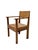 Art Deco Dutch Oak Armchair by J.A. Muntendam for L.O.V. Oosterbeek, 1920s For Sale - Image 6 of 12