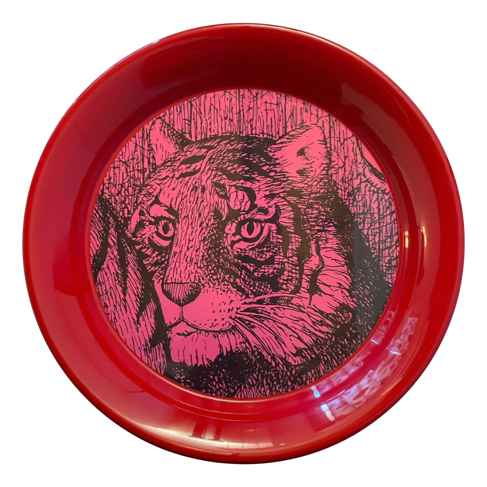 Gucci Red Tiger Tray | Chairish