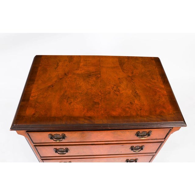 Mid-Century Burr Walnut Bedside Chests, Set of 2 For Sale - Image 6 of 18