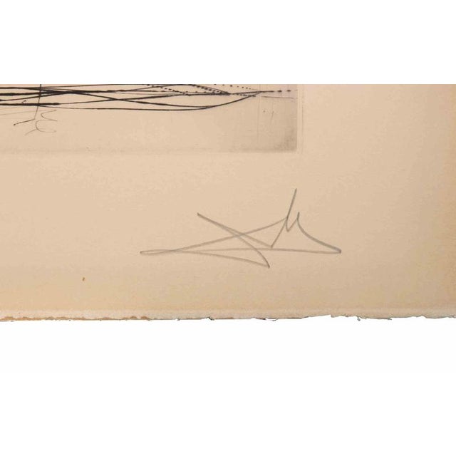 After Salvador Dalí­, 1971 the Paris Academy 184/250, 1970s, Etching For Sale - Image 4 of 6