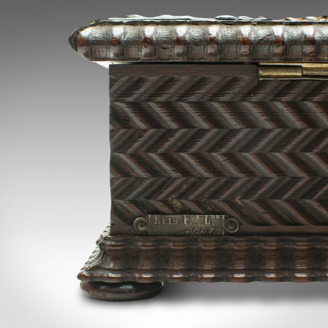 1940's Vintage Tobacco Box For Sale - Image 9 of 9