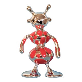 Esseri (Red) Glass Sculpture - Berengo Murano For Sale