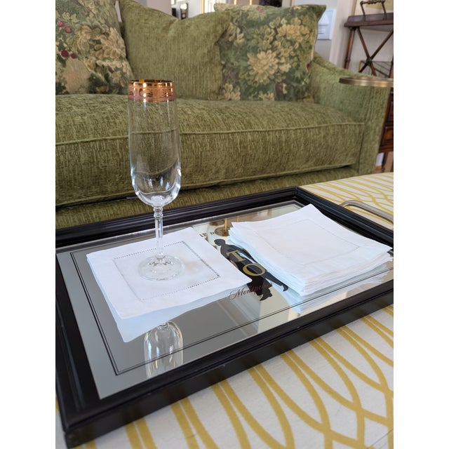 Late 20th Century Linen Cocktail/Drink Coasters - Set of 12 For Sale In Raleigh - Image 6 of 6