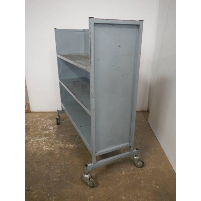 Industrial Gray Iron Trolley, 1960s For Sale - Image 3 of 11