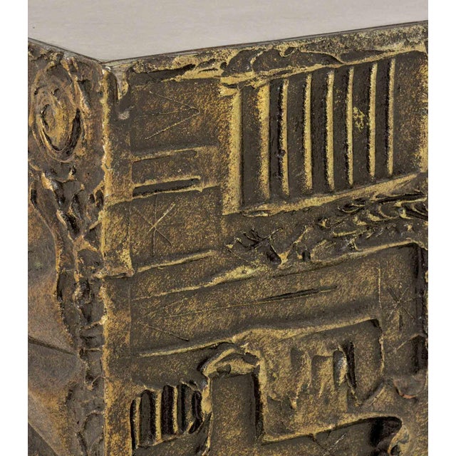 Wood Adrian Pearsall "Goop" Brutalist Square Side Table For Sale - Image 7 of 7