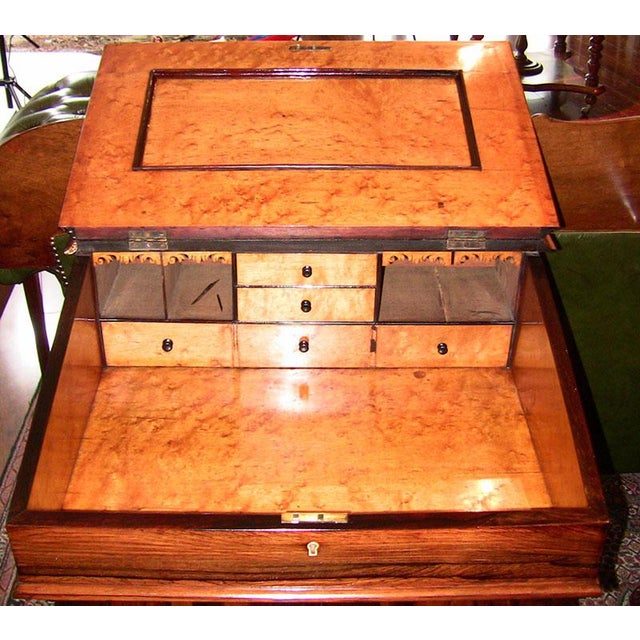 Early 19c British Davenport Desk in the Manner of Gillows | Chairish