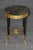 French 1940's French Marble Top Bronze Ormolu Mounted End Table Manner of Weisweiller For Sale - Image 3 of 10
