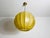 Cream Mid-Century Round Cocoon Pendant Lamp, 1960s, Italy For Sale - Image 8 of 12