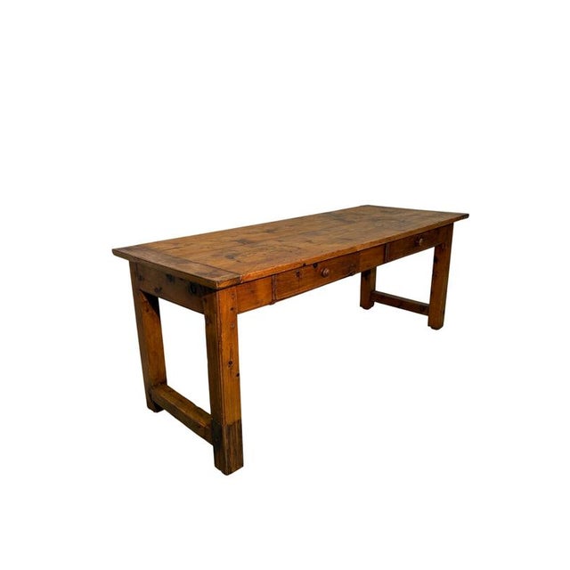 Brown 18th Century Rustic Fir Table from Gressoney-Saint-Jean For Sale - Image 8 of 8
